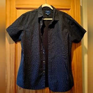 Apt. 9 Men's Navy Casual Button-Down Shirt